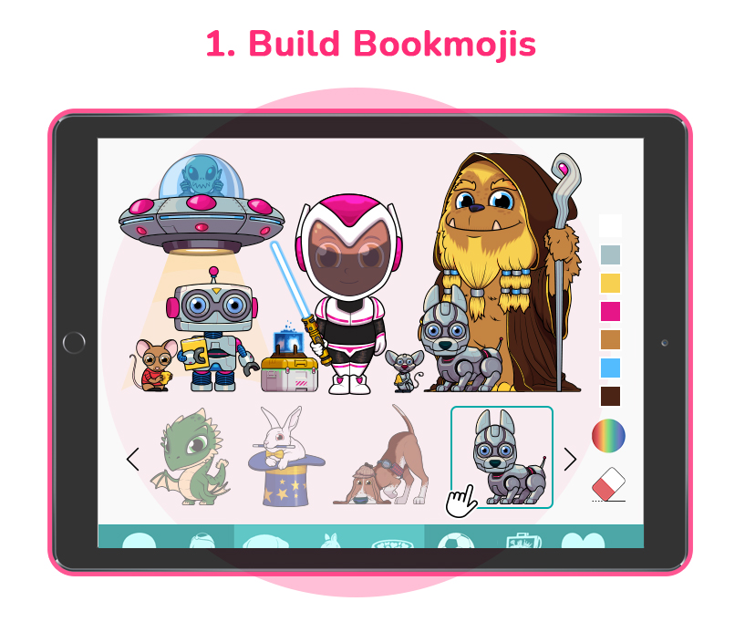 1- Build Bookmojis